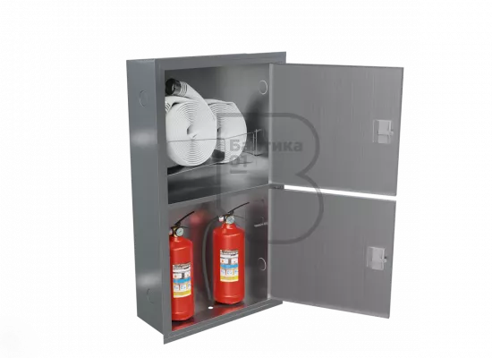 Шкафы пожарные ШПК-320-12 из нержавеющей стали